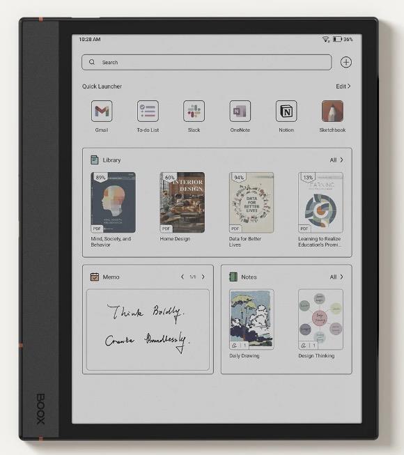 eBookReader Onyx BOOX Note Air 4 C apps opret